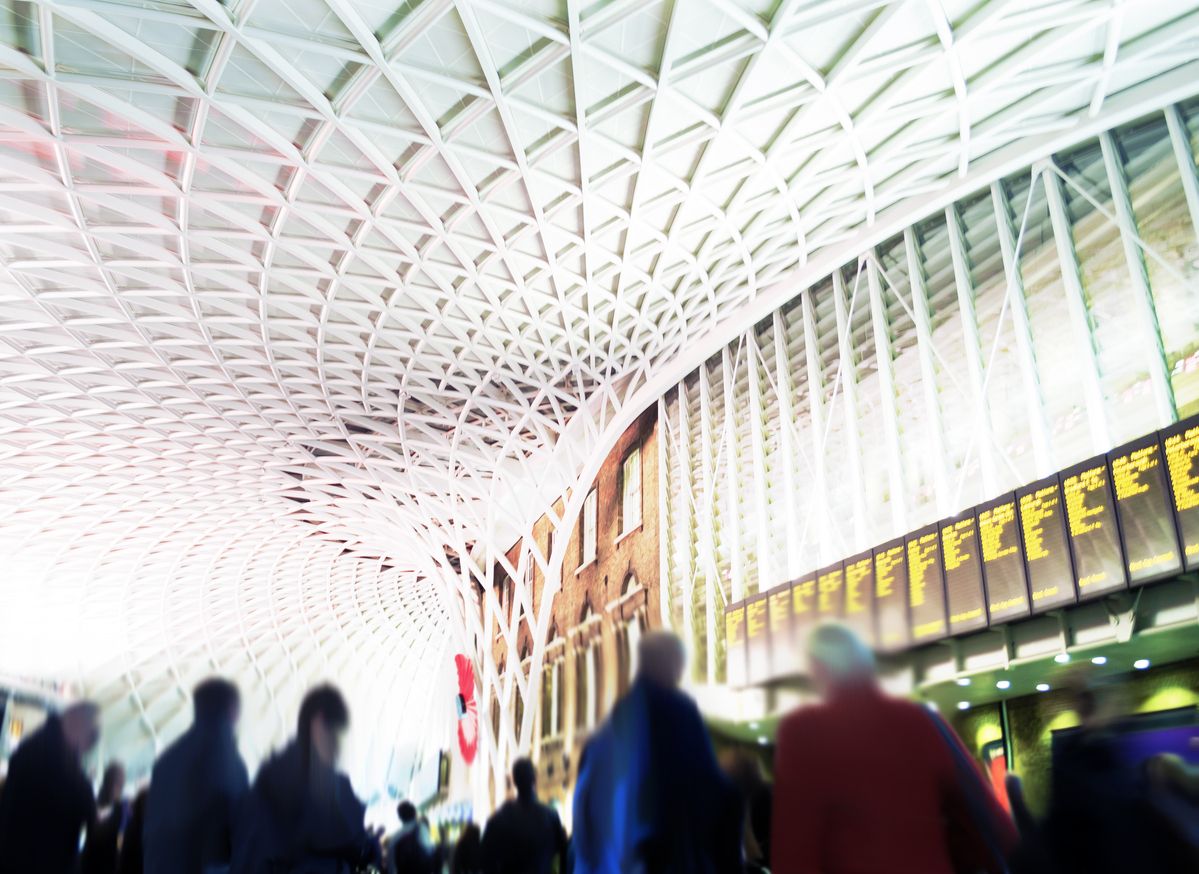 Kings Cross station, London