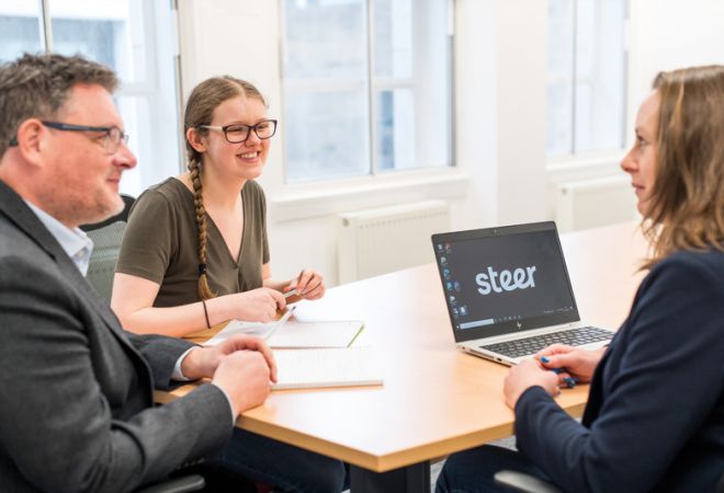 Steer employees