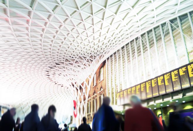 Kings Cross station, London