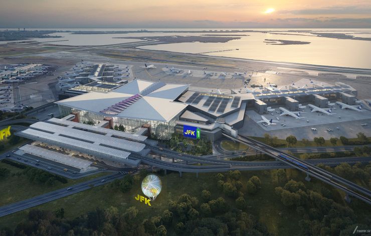 Renderings of JFK Airport's New Terminal One